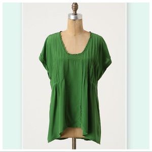ANTHROPOLOGIE - “Sudden Downpour” Silk Top - 12